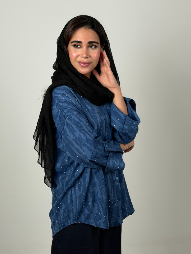 شومیز شانتون نگین کوب